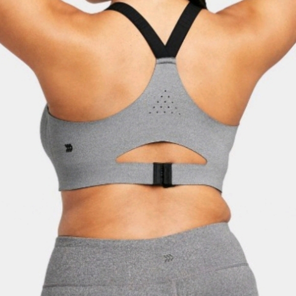 All in Motion Gray Sports Bra - Picture 2 of 8